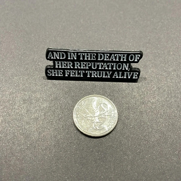 $5 Bundled Taylor Swift Reputation Lyric Metal Enamel Pin - Picture 3 of 3